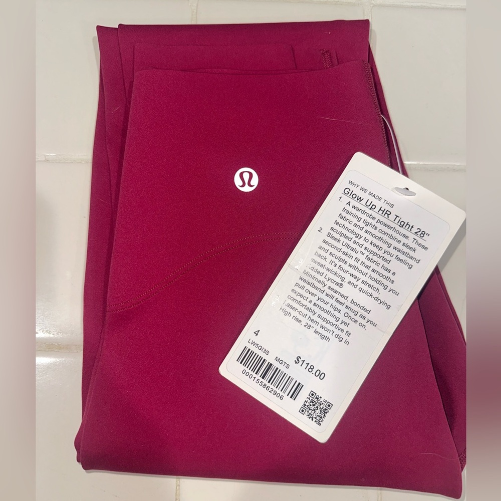 Lululemon leggings size 4